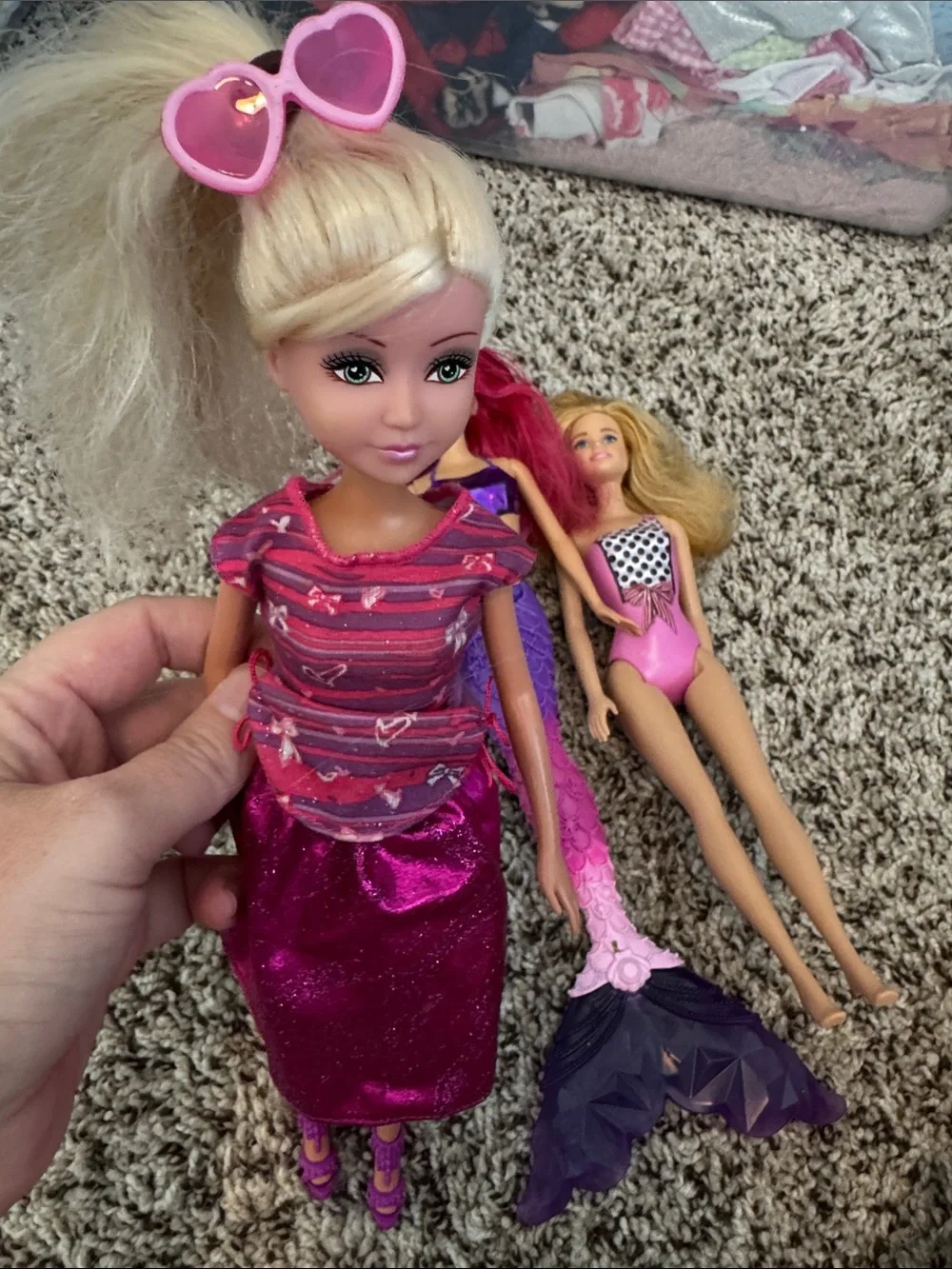 Barbie Dolls & Jojo Siwa Doll